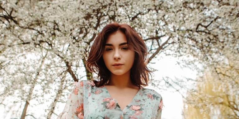 Meisje Te Zijn Dat Het Niets Kan Schelen