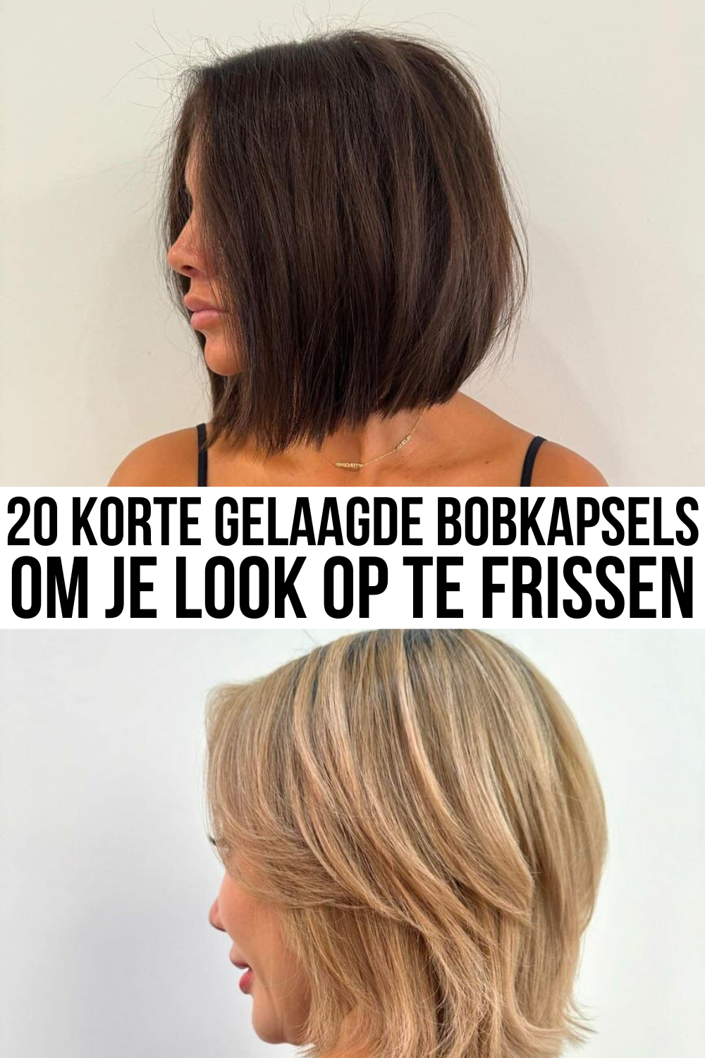 20 Korte gelaagde bobkapsels om je look op te frissen