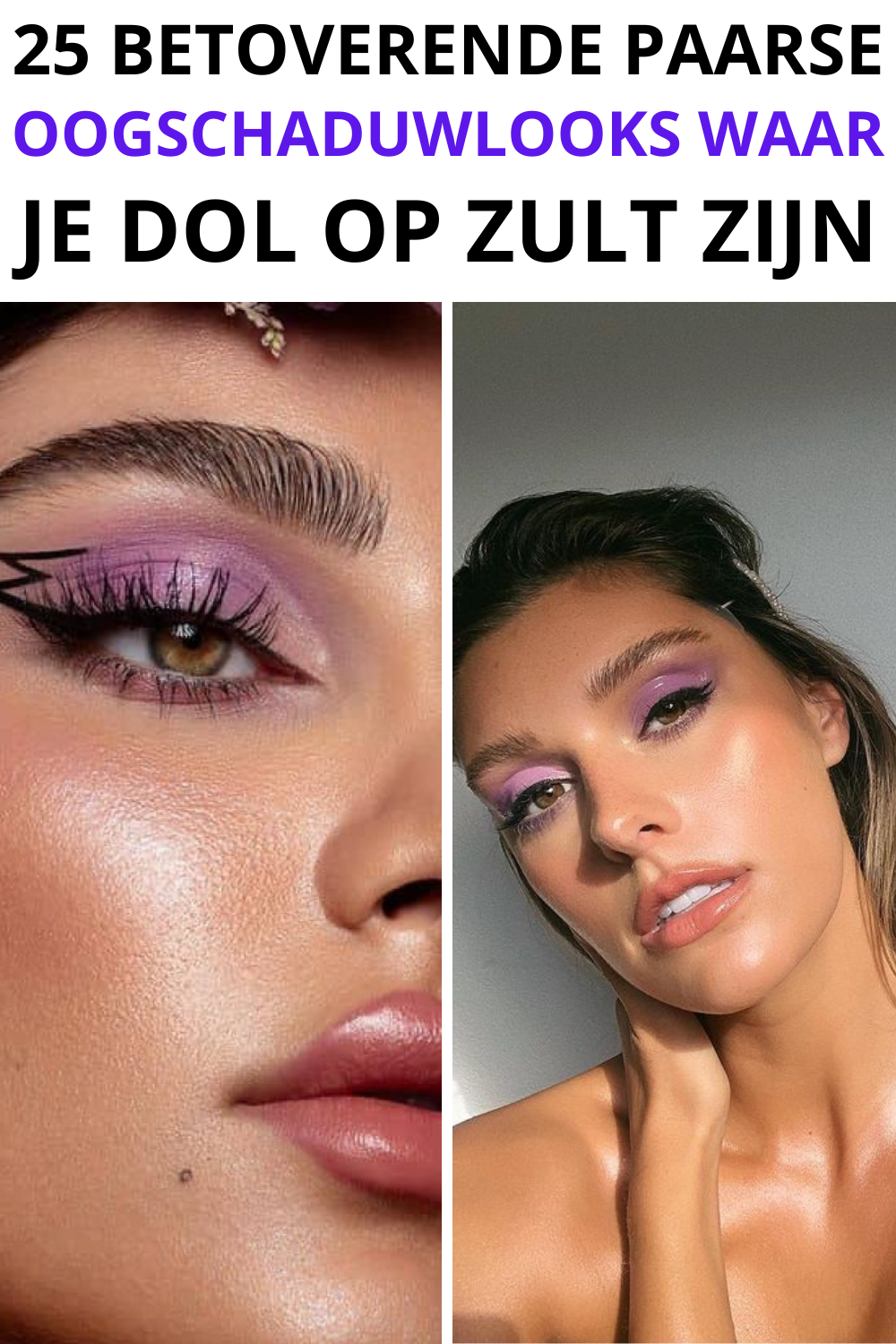 25 Betoverende Paarse Oogschaduwlooks Waar Je Dol Op Zult Zijn