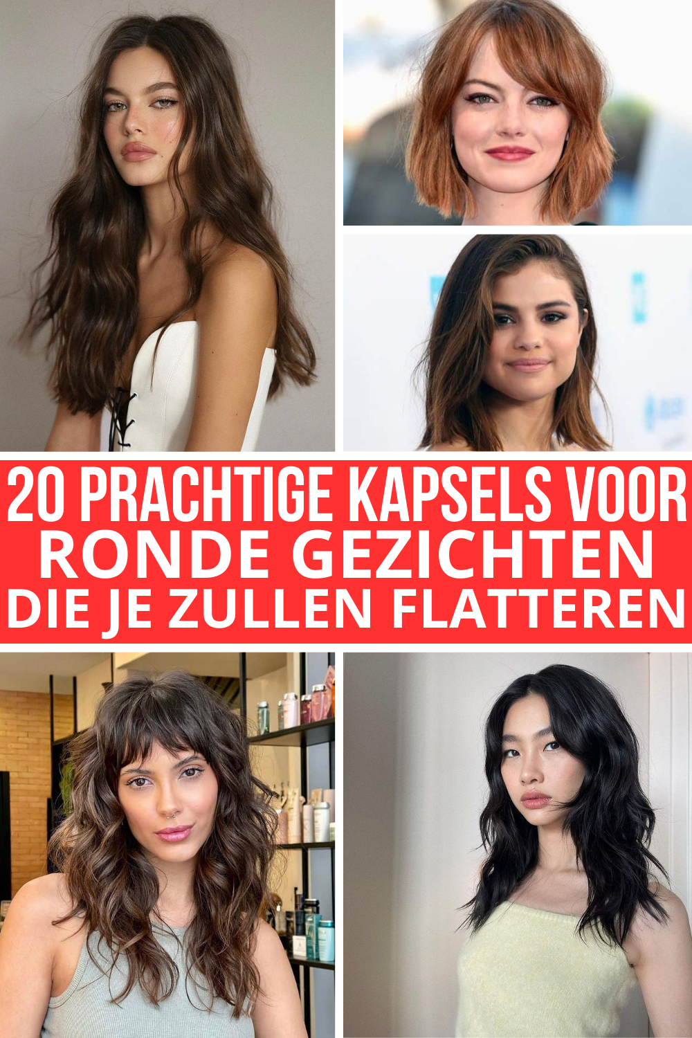 20 Prachtige Kapsels Voor Ronde Gezichten Die Je Zullen Flatteren