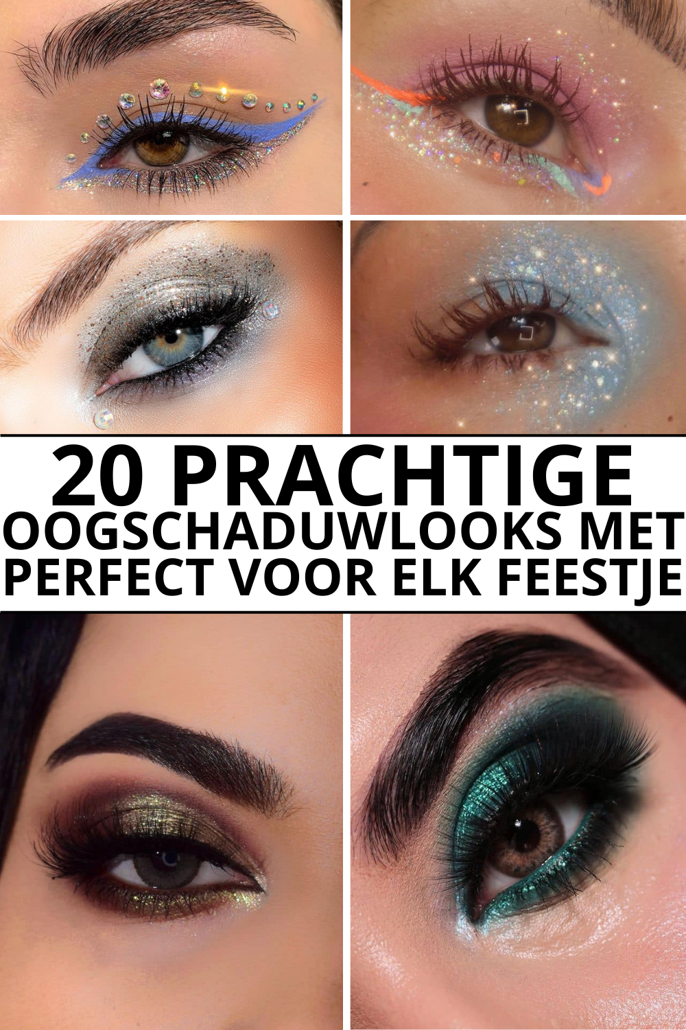 20 Prachtige Oogschaduwlooks Met Glitter Perfect Voor Elk Feestje