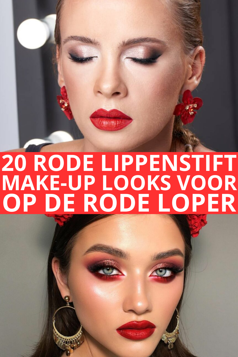 20 Rode Lippenstift Make-up Looks Voor Op De Rode Loper