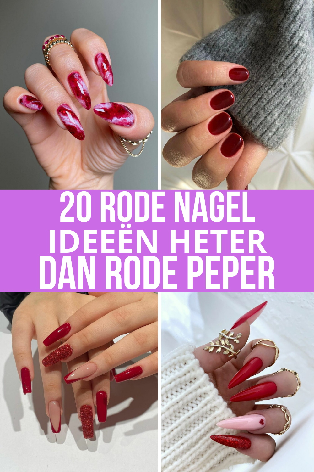 20 Rode Nagel Ideeën Heter Dan Rode Peper