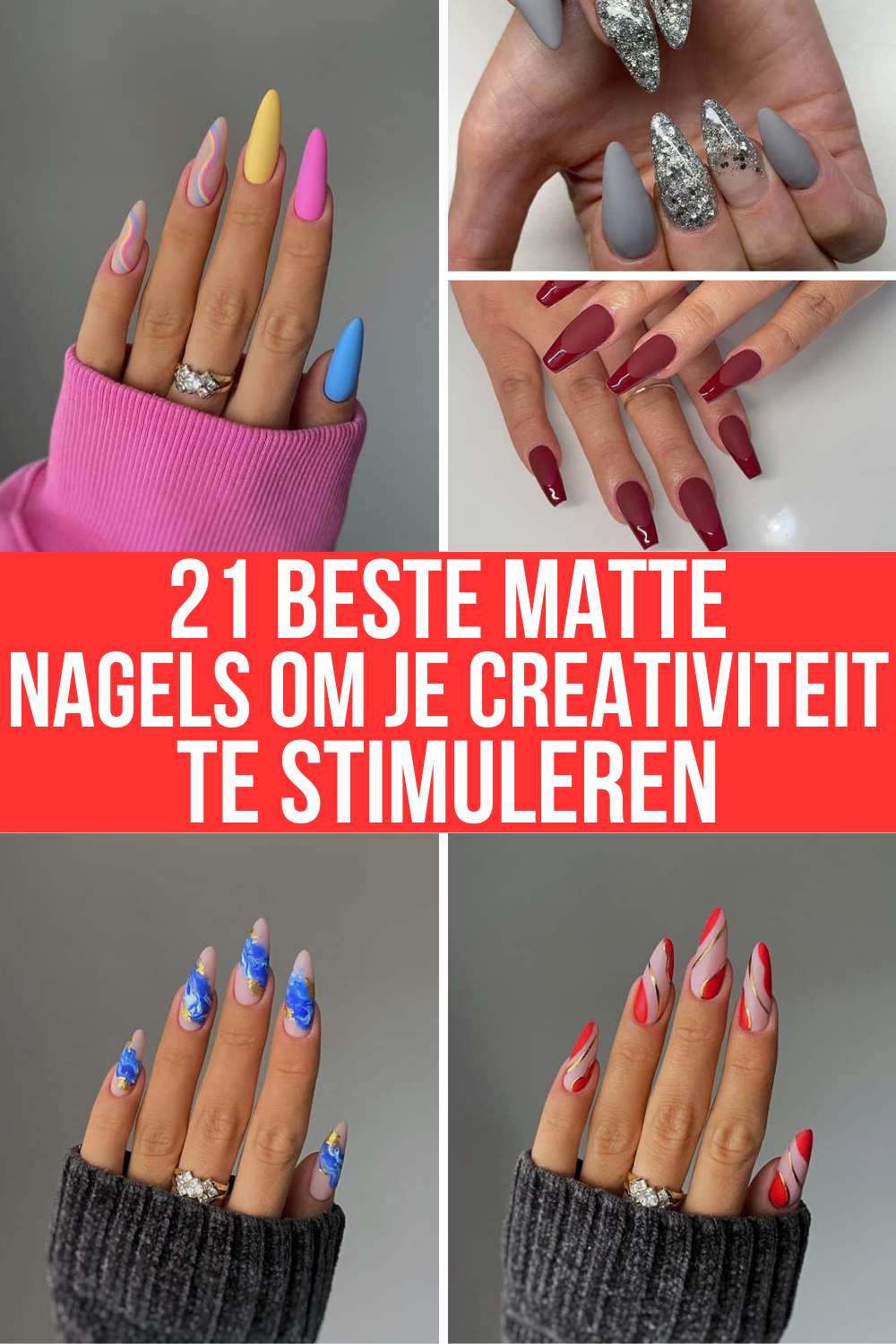 21 Beste Matte Nagels Om Je Creativiteit Te Stimuleren