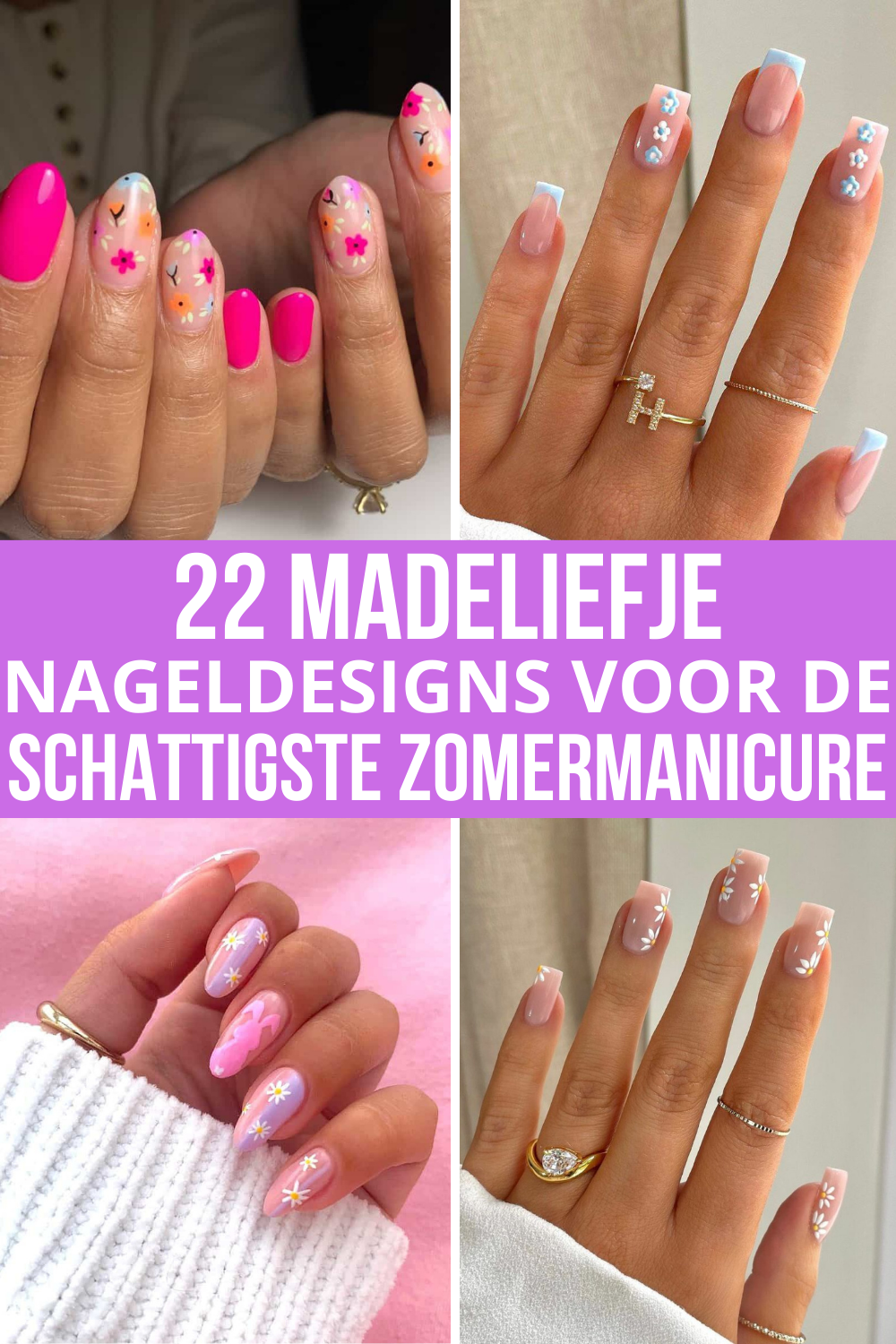 22 Madeliefje Nageldesigns Voor De Schattigste Zomermanicure