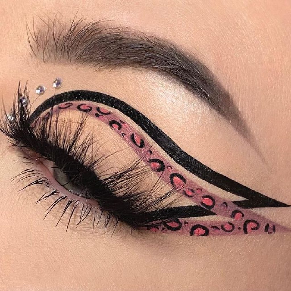 Luipaard eyeliner