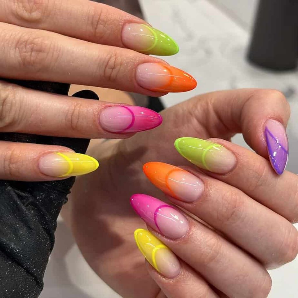 Neon ombré