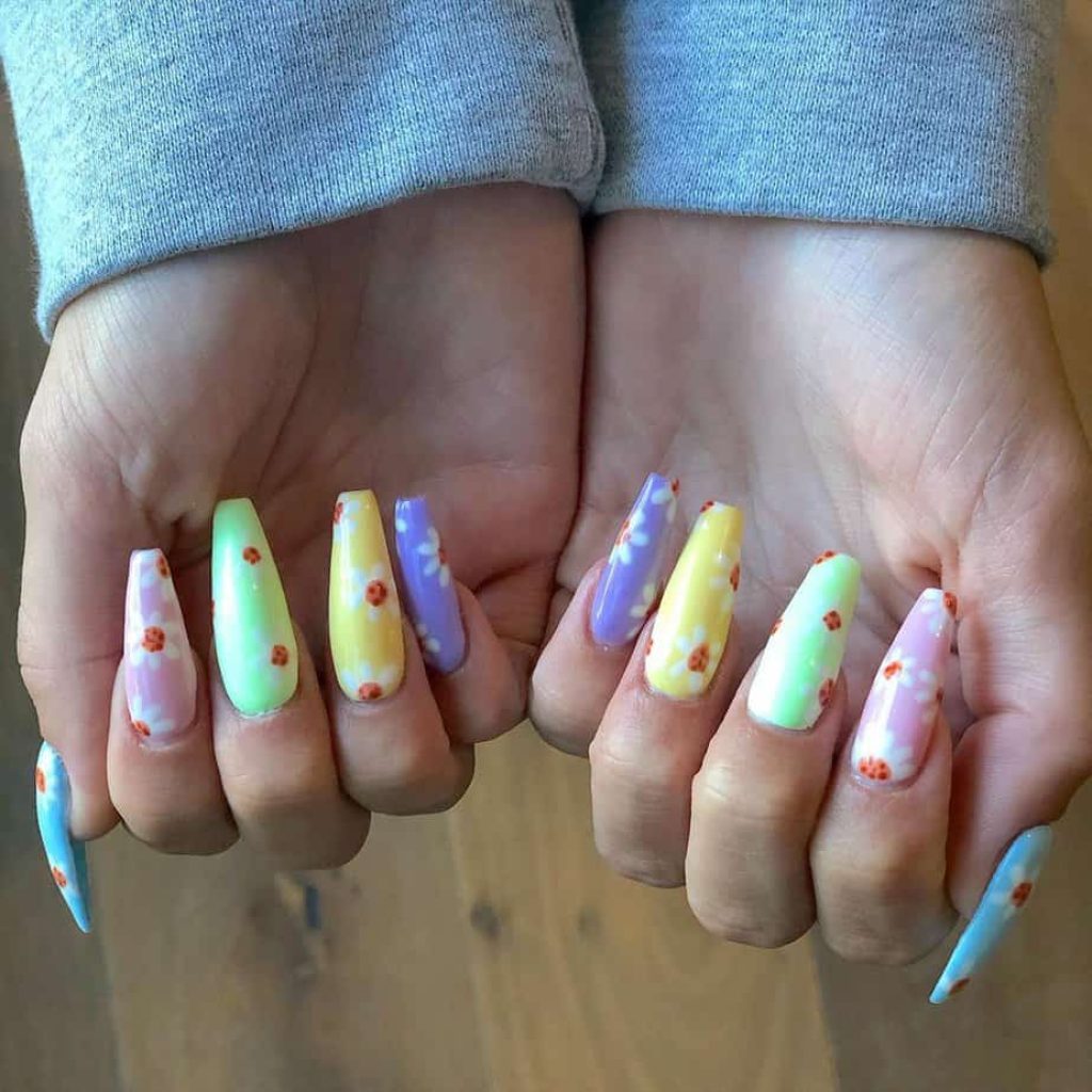 Pastel nagels