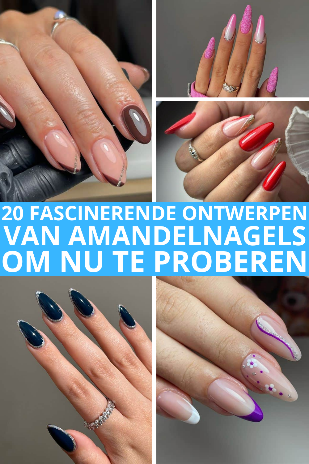 20 Fascinerende Ontwerpen Van Amandelnagels Om Nu Te Proberen