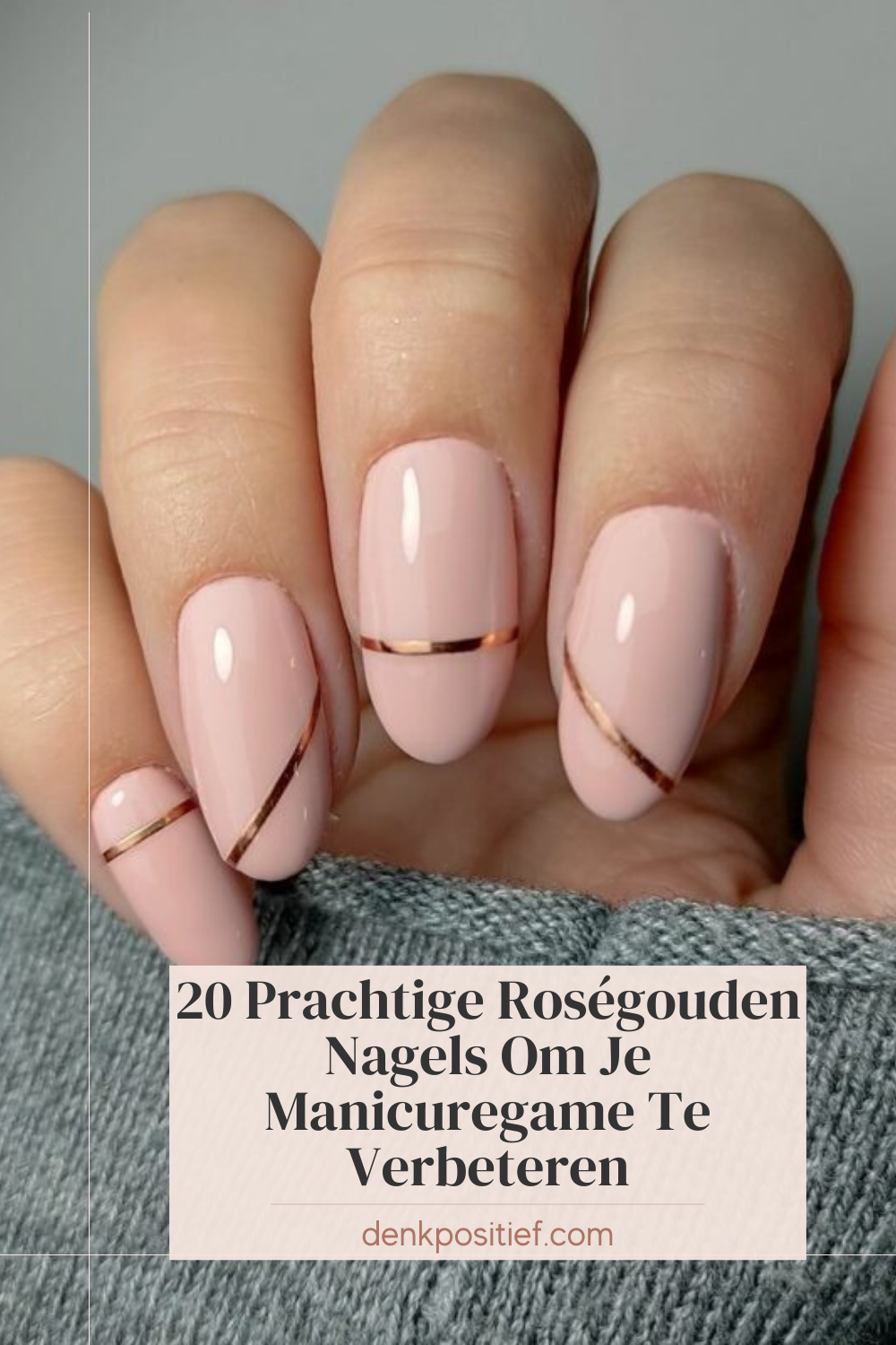 20 Prachtige Roségouden Nagels Om Je Manicuregame Te Verbeteren