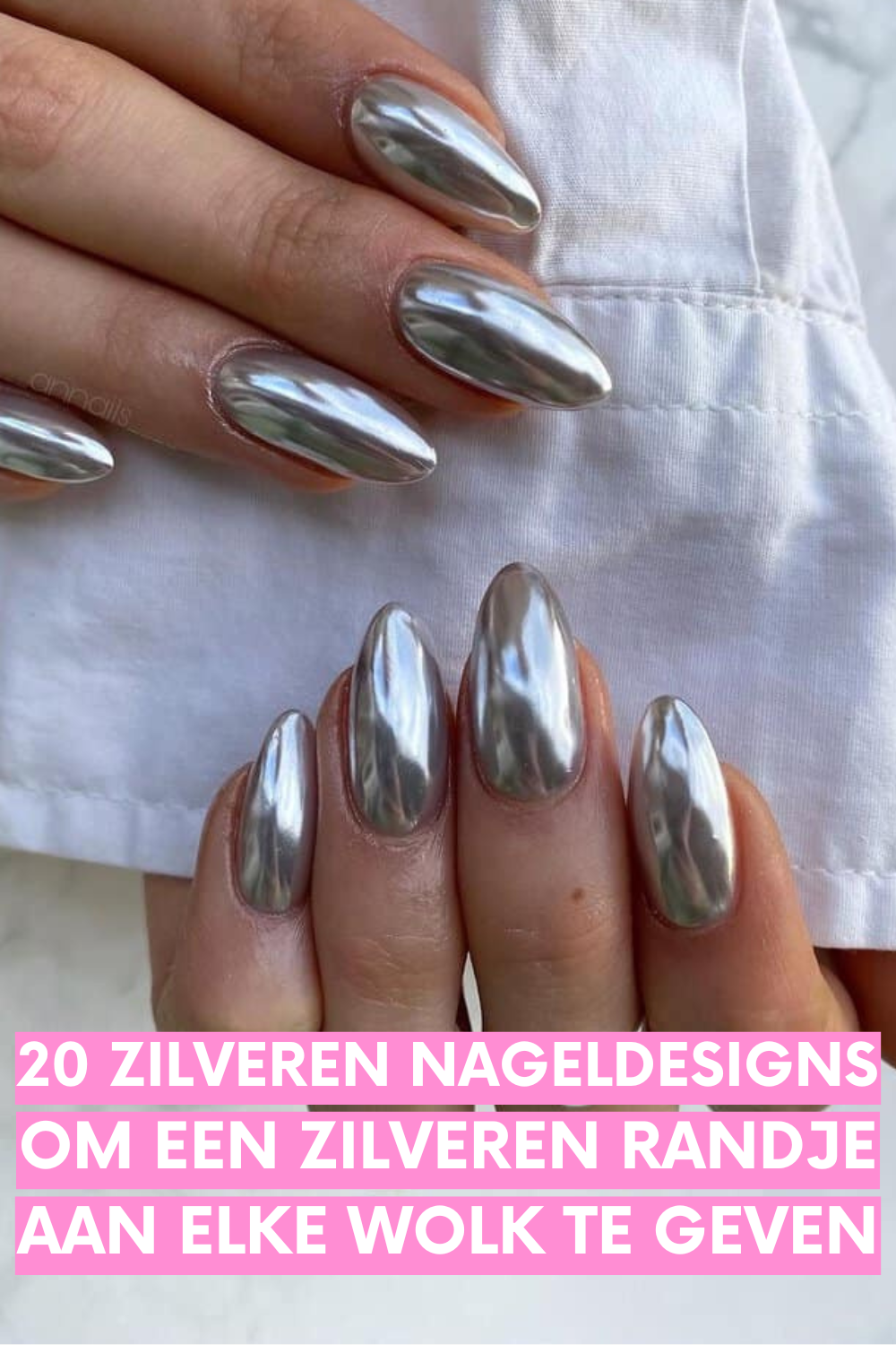 20 Zilveren Nageldesigns Om Een Zilveren Randje Aan Elke Wolk Te Geven