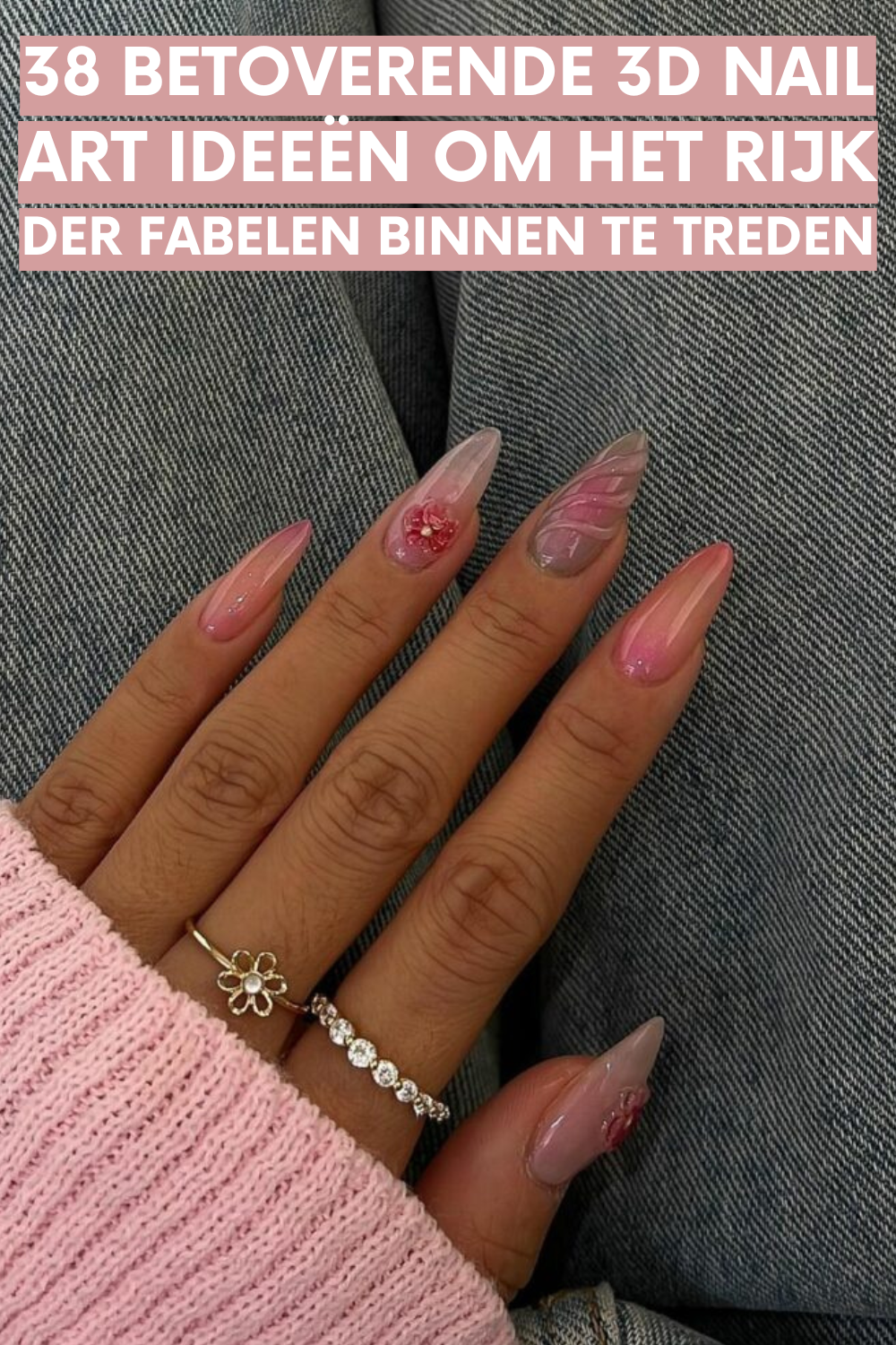 38 Betoverende 3d Nail Art Ideeën Om Het Rijk Der Fabelen Binnen Te Treden