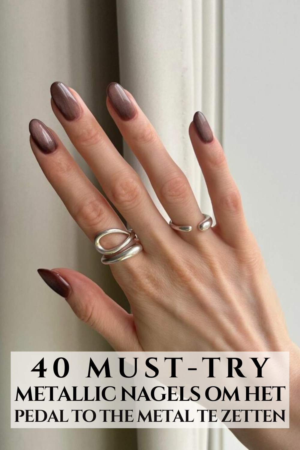 40 Must-try Metallic Nagels Om Het Pedal To The Metal Te Zetten