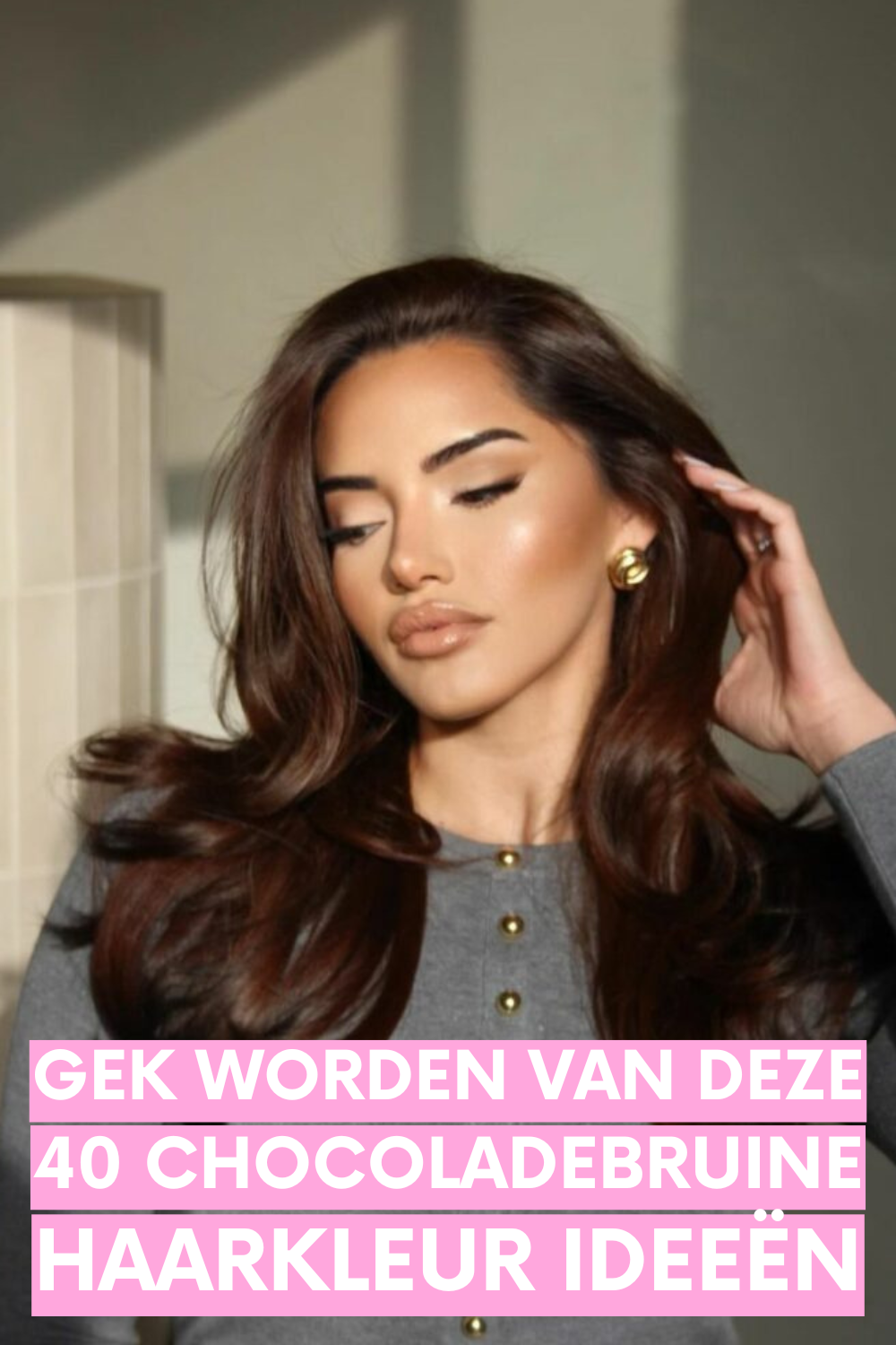 Gek Worden Van Deze 40 Chocoladebruine Haarkleur Ideeën