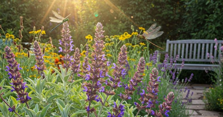 10 planten die libellen aantrekken en muggen verdrijven