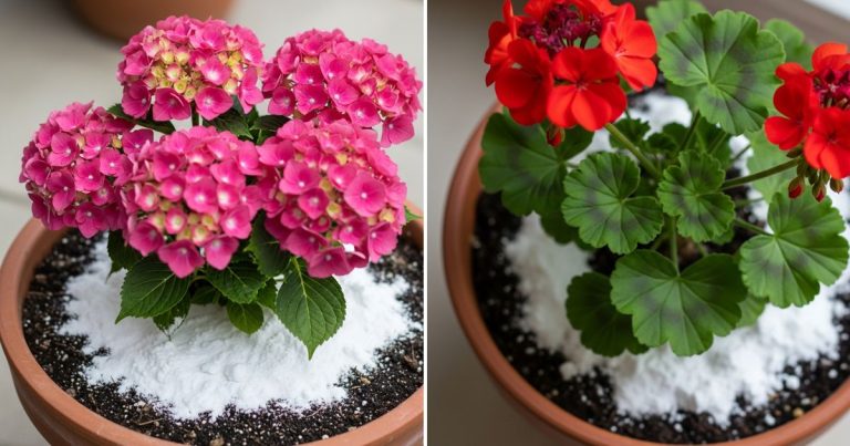 11 bloeiende planten die uitbundig groeien wanneer je baking soda toevoegt