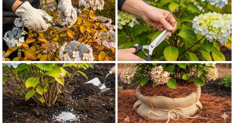 5 herfstklussen voor hortensia’s die elke tuinier zou moeten doen voor prachtige bloei
