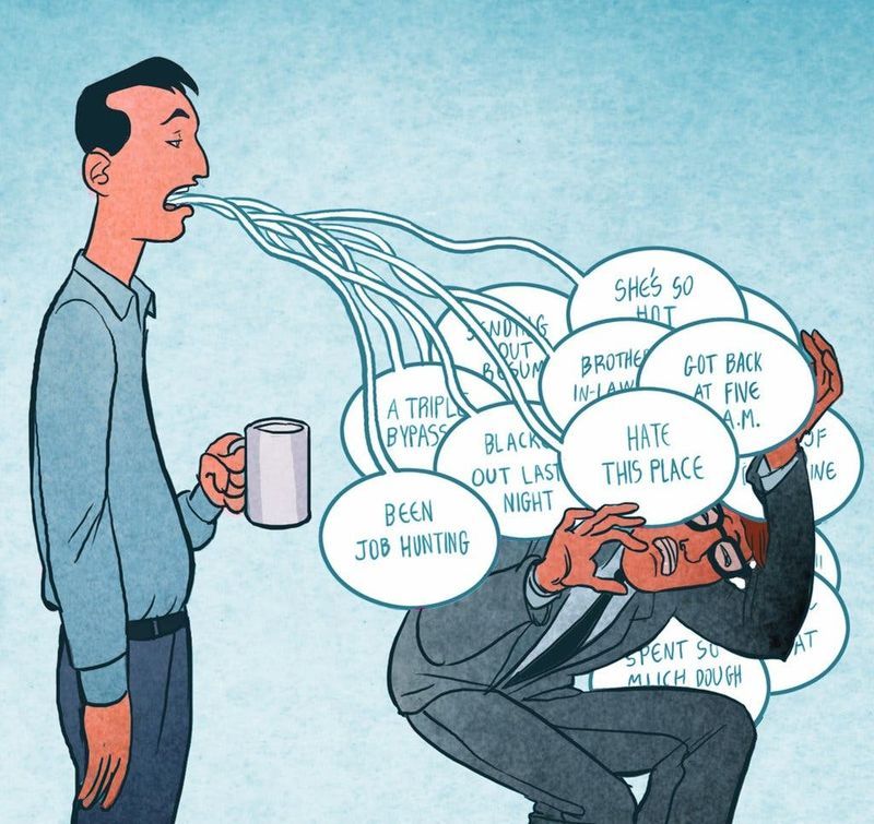 Over-sharing personal struggles too soon