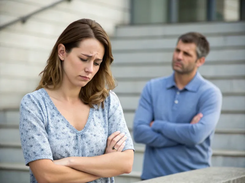 She no longer feels emotionally safe with him.
