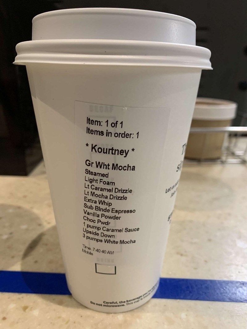 Overly Complicated Coffee Orders