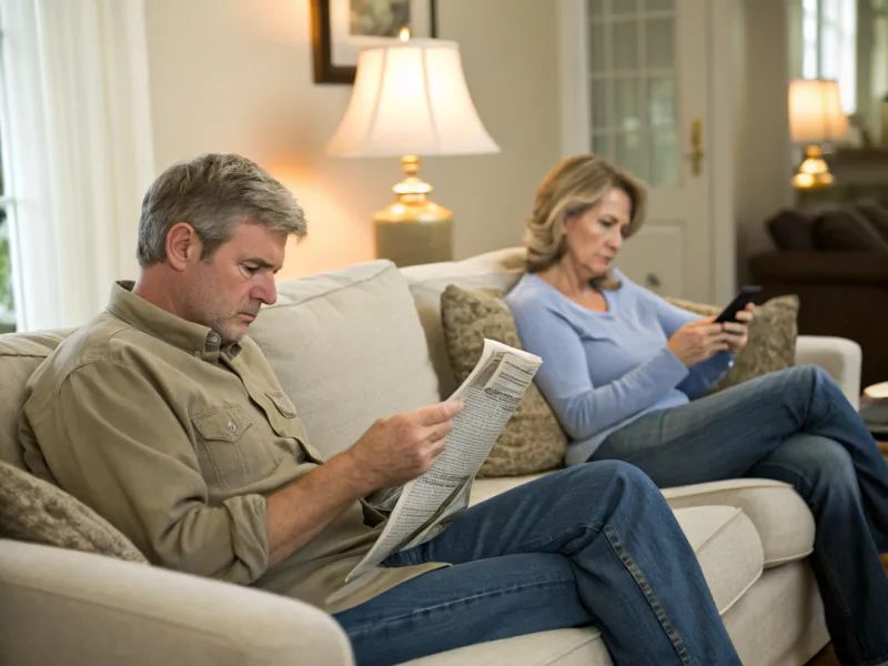 You’ve both become more like roommates than romantic partners.