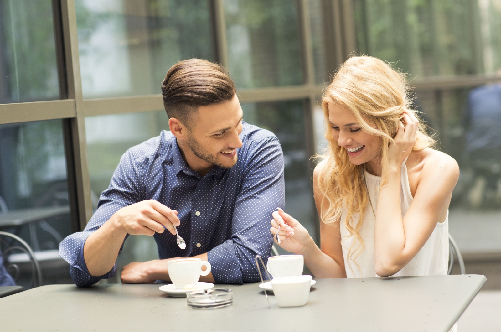 couple having coffee