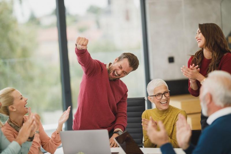 They celebrate other people’s wins—without turning it into their own story