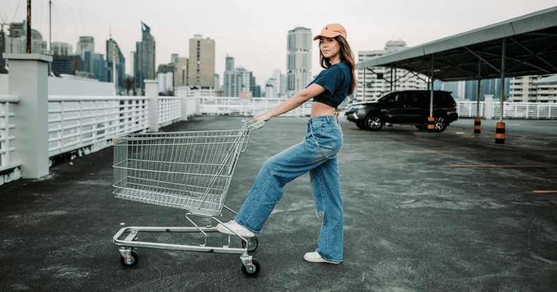 They return their shopping cart without being asked
