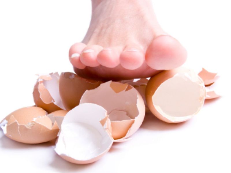 Walking on eggshells became my default