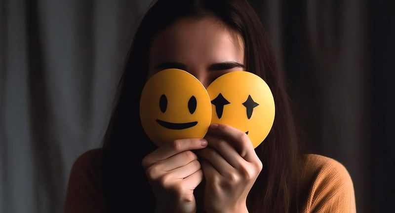 You perform “happy” for others while crumbling inside.
