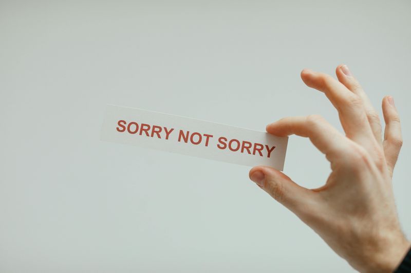 Apologize Sincerely