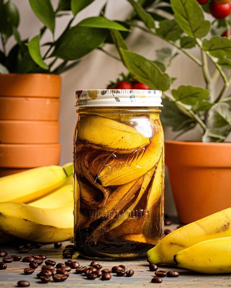 Banana Peel Tea For Potassium Power